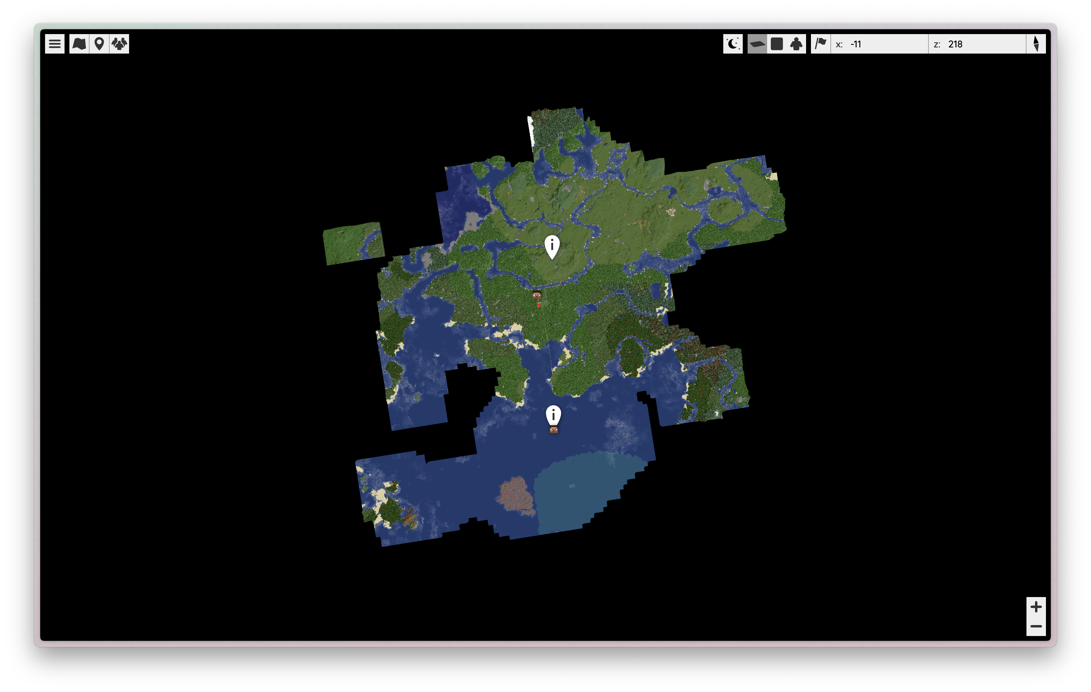 BlueMap 网页端